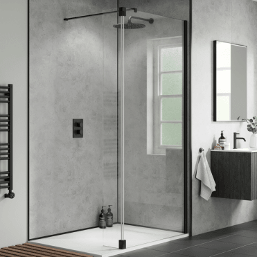 Pearl Grey Laminate Shower Wall Panel - SW29