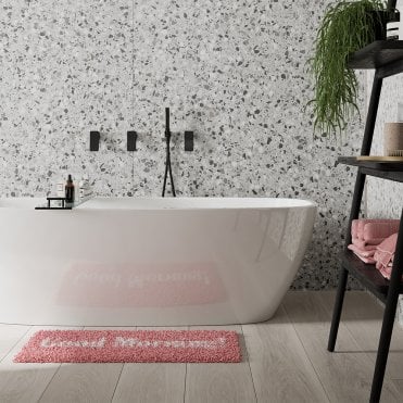Positano Grey Terrazzo Laminate PLY Shower Wall Panel - SW76