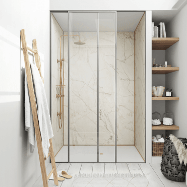 Shell Marble Hydrocore Waterproof Shower Wall Panel - SW64