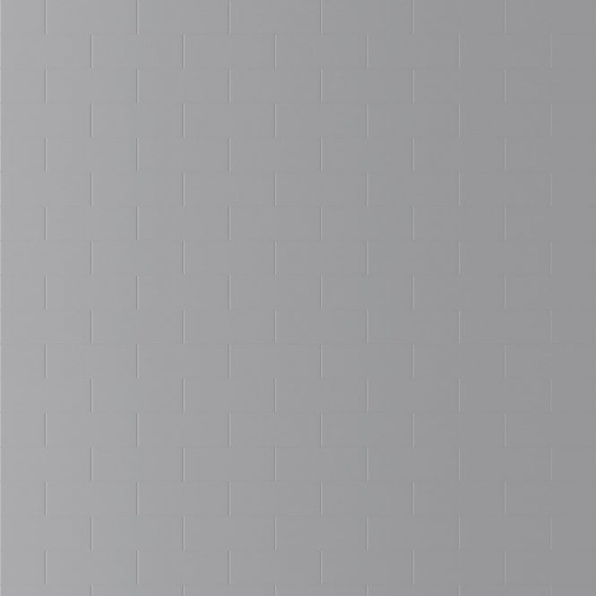 Showerwall Silver Grey Compact Tile Effect Wall Panel 2440mm x 1220mm - SWCT02