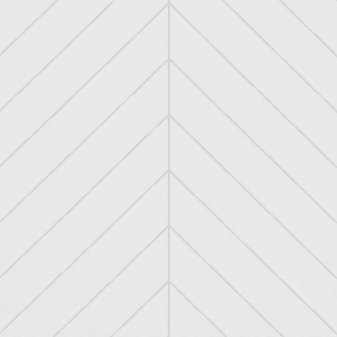 Snow White Satin Chevron Laminate Shower Wall Panel - 2400 x 600mm ProClick - SWT16