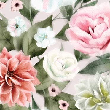 Spring Bloom Acrylic Shower Wall Panel + Kit - SCA80