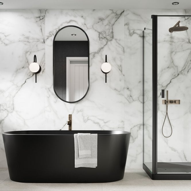 Showerwall Veneto Marble Laminate PLY Shower Wall Panel - SW82