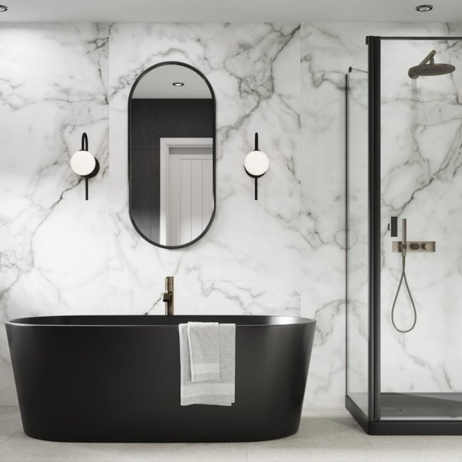 Showerwall Veneto Marble Laminate Shower Wall Panel - SW82