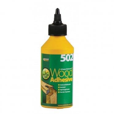 125ML 502 All-Purpose Weatherproof Wood Adhesive Dries Clear