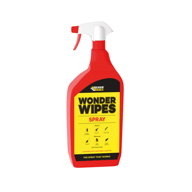 Sika 1L Wonder Wipes Spray Multi-Purpose Cleaner PVC Stain Remover