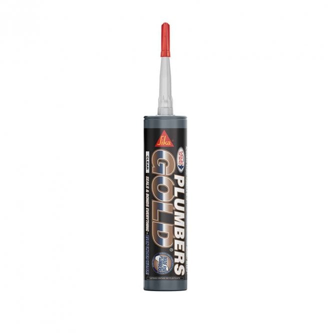Sika 290ml Plumbers Gold Clear Sealant & Adhesive