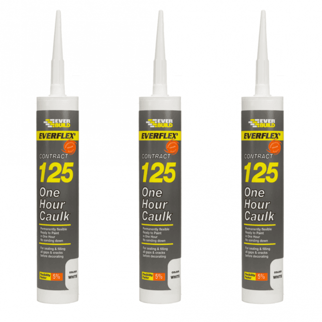 Sika 3x 125 White 1-Hour Decorators Caulk C3