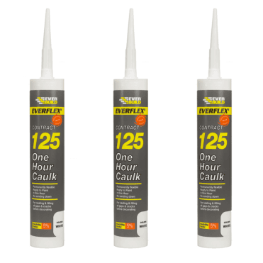 3x 125 White 1-Hour Decorators Caulk C3