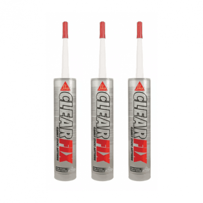 Sika 3x 290ml Clear Fix