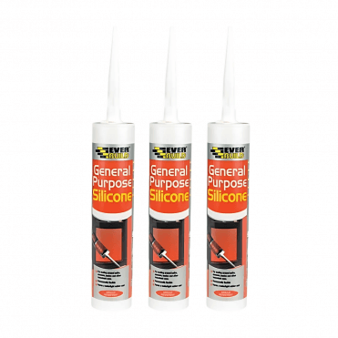 3x C3 General Purpose Clear Silicone