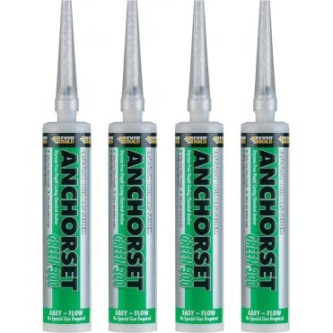 4x 300mm Anchorset Two Part Chemical Anchor Resin
