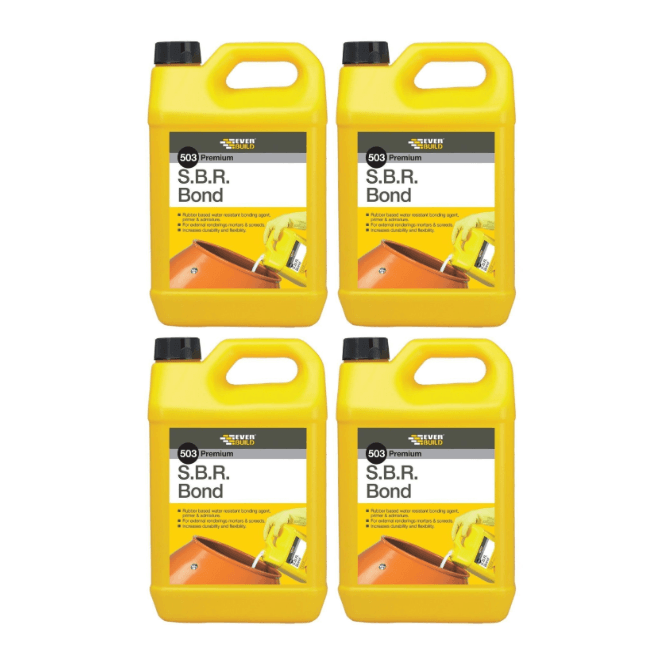 Sika 4x 5L 503 SBR Latex-Based Water Resistant Bonding Admixture