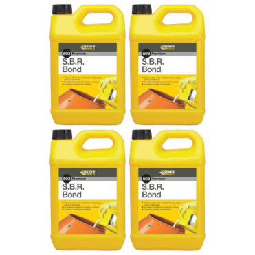 4x 5L 503 SBR Latex-Based Water Resistant Bonding Admixture