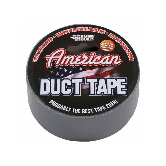Sika 50mm 25M American Silver Jaffa Duct Tape - 100% Waterproof