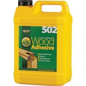 5L 502 PVA Weatherproof Wood Adhesive/Glue