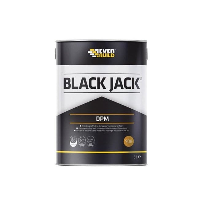 Sika 5L Black Jack Damp Proof Membrane