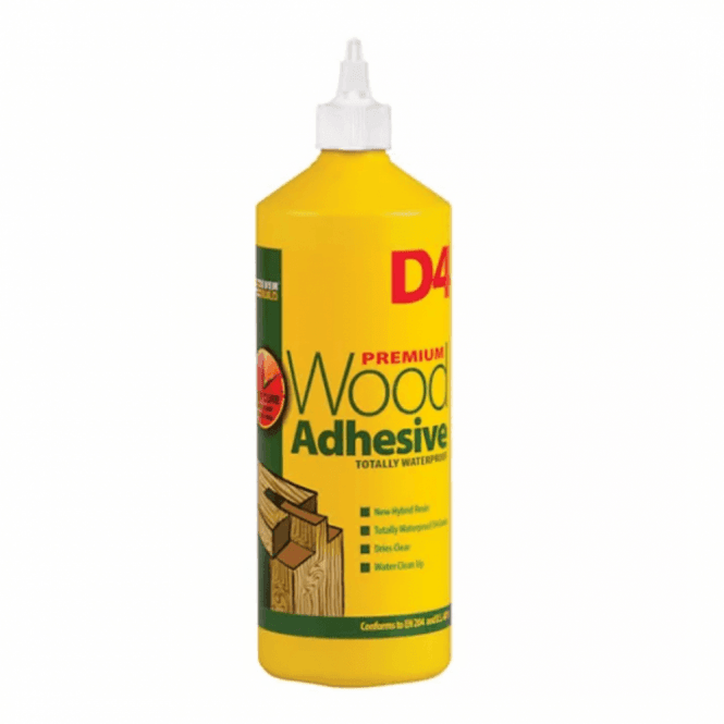 Sika 6 x 1L D4 Premium Wood Adhesive, White 