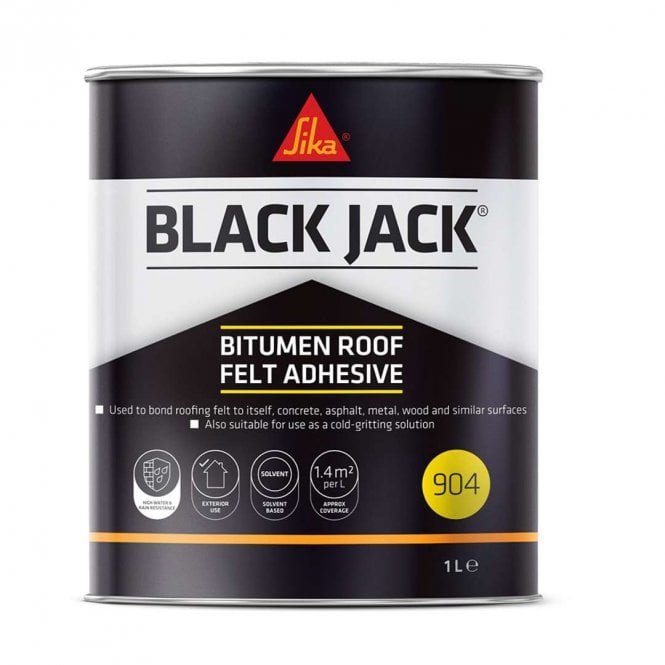 Sika Black Jack 904 Black Roof Felt Adhesive