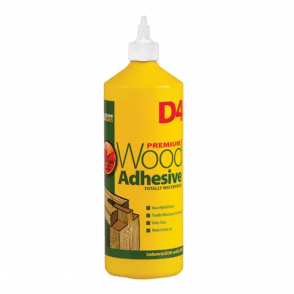 D4 Premium Wood Adhesive, White, 1L