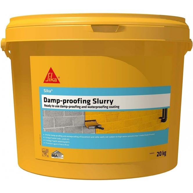 Sika Damp Proofing Slurry Grey Tub 20Kg