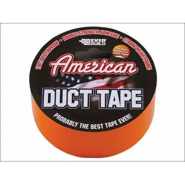 50mm 5M American Orange Jaffa Duct Tape - 100% Waterproof