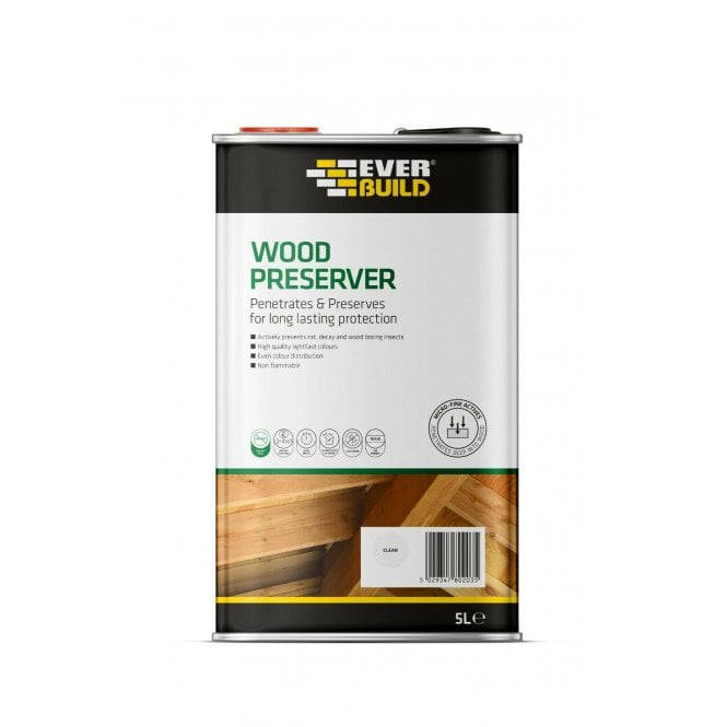 Sika 5L Lumberjack Clear Fast-Drying Wood Preserver