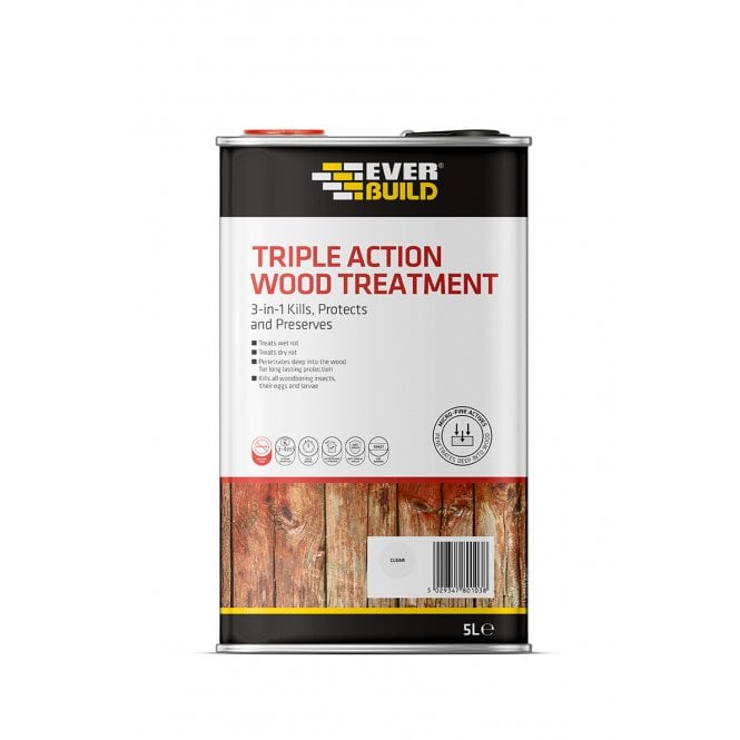 Sika 5L Lumberjack Clear Triple Action Wood Treatment