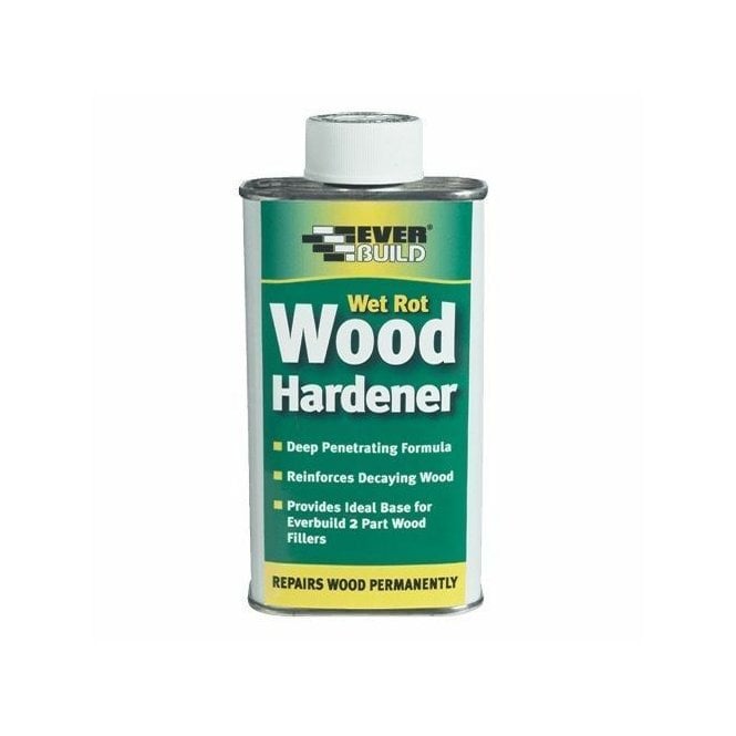 Sika Wet Rot Wood Hardener Treatment - Repairs Wood Timber Permanently