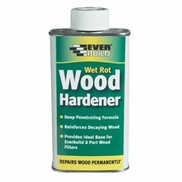 Wet Rot Wood Hardener Treatment - Repairs Wood Timber Permanently