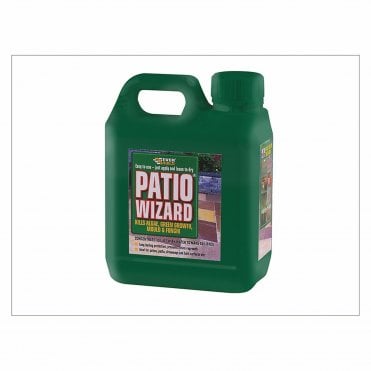 Patio Wizard Moss Mould Killer Moss Away 1L Kills Algae Patio Cleaner