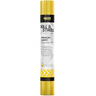 Roll & Stroll Carpet Floor Protection Protector Film 600mm x  25Mtr