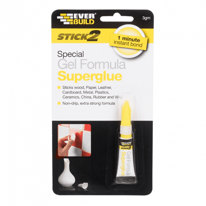 Sika Stick 2 Gel Formula Superglue, 3g