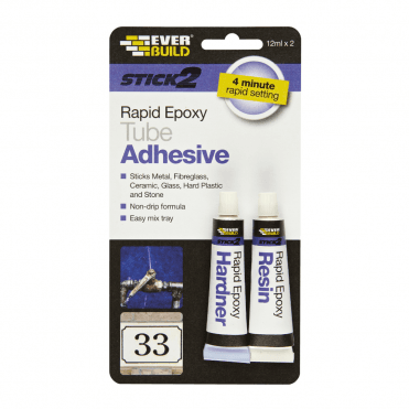 Stick 2 Rapid Setting Epoxy Adhesive Tube