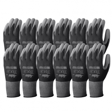 12 x 9321 Precision Flex Light Gloves Size 9