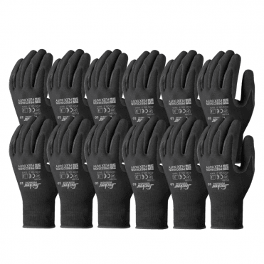 12 x Pairs 9305 Precision Flex Duty Gloves Size 10