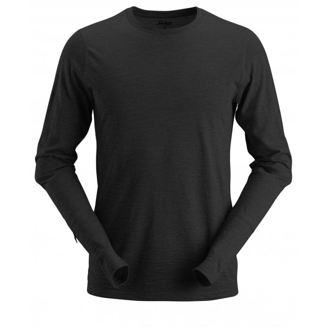 Snickers 2427 AllroundWork, Wool Long Sleeve T-Shirt