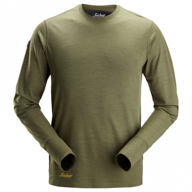 Snickers 2451 Wool Long Sleeve T-Shirt