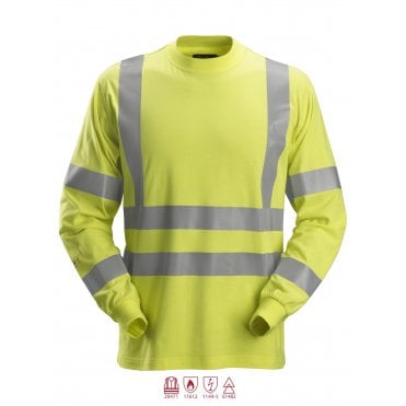 2461 ProtecWork, Long Sleeve T-Shirt, High-Vis Class 3