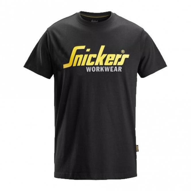Snickers 2586 Black Classic Logo T-Shirt