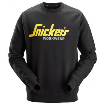 2898 Black Classic Logo Sweatshirt