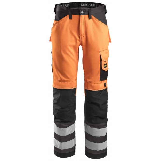 Snickers 3333 High-Vis Trousers Class 2