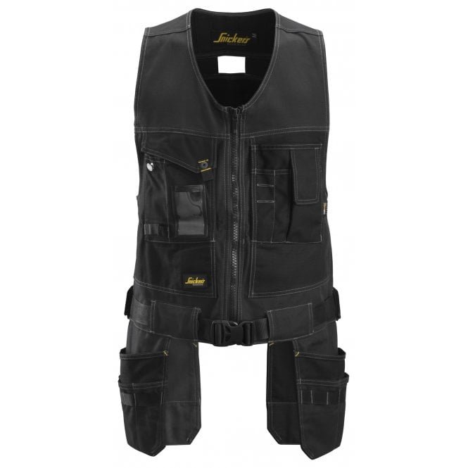 Snickers 4254 Toolvest, Canvas+ Black/Black