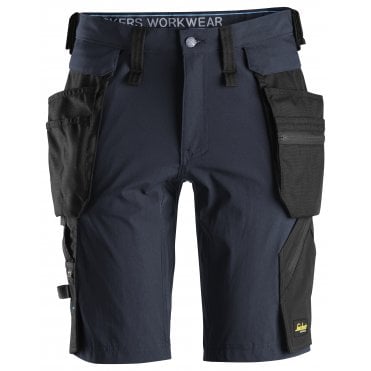 6108 Navy/Black Litework Shorts+ Detachable Holster Pockets