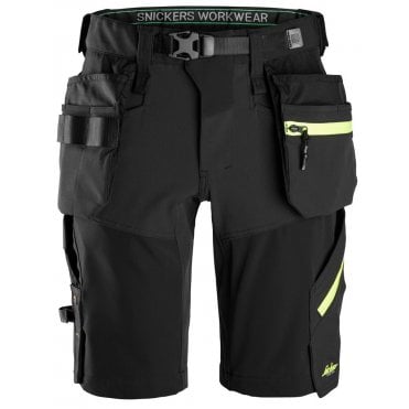 6140 FlexiWork Softshell Stretch Shorts with Holster Pockets