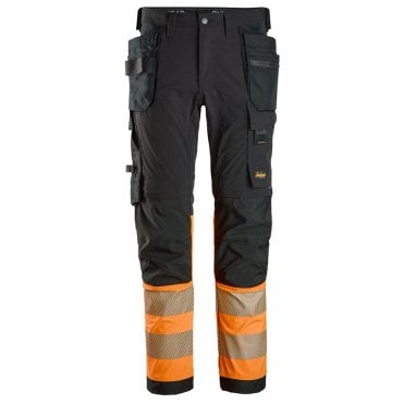 6231 Hi-Vis Stretch Trousers with Holster Pockets