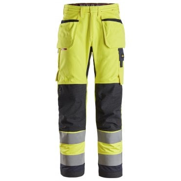 6260 ProtecWork, Work Trousers Holster Pockets, High-Vis Class 2
