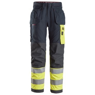 6276 ProtecWork, Work Trousers Holster Pockets, High-Vis Class 1
