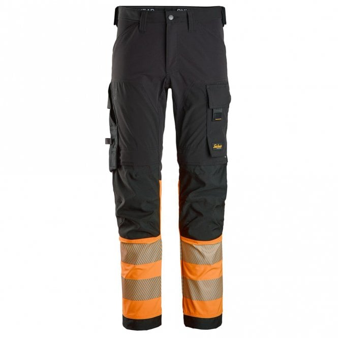 Snickers 6335 C1 Hi-Vis Stretch Trousers