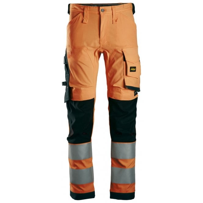 Snickers 6343 Hi-Vis Class 2 Stretch Trousers